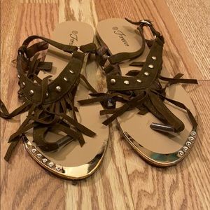 Brown sandals